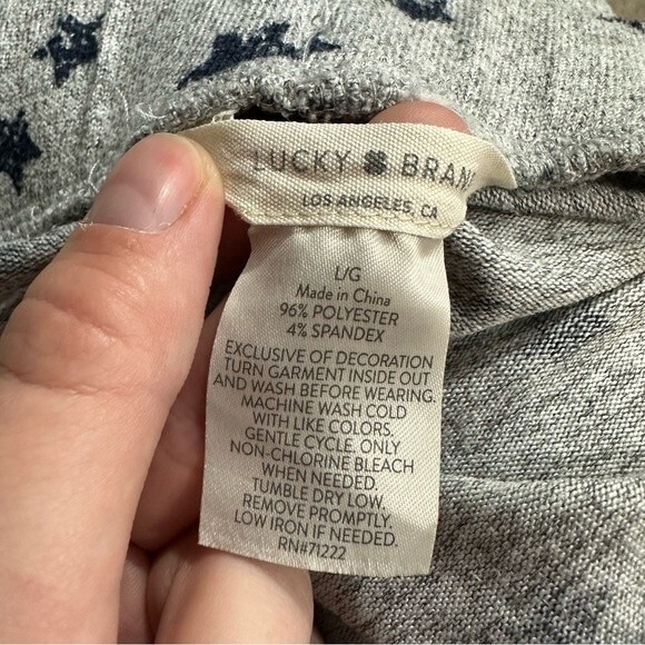 Lucky Brand Star Pajama Set Size Large - Picture 13 of 15
